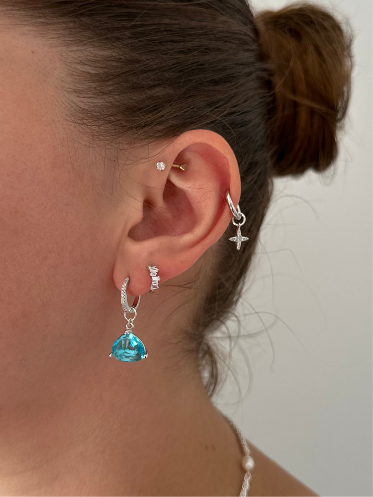Pamela Earring Charm in Silver